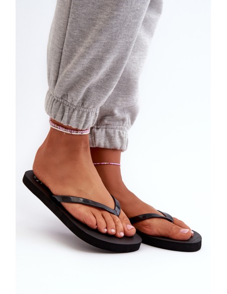Women's Flip Flops Slippers 4FMM00FFLIF018-21S Black
