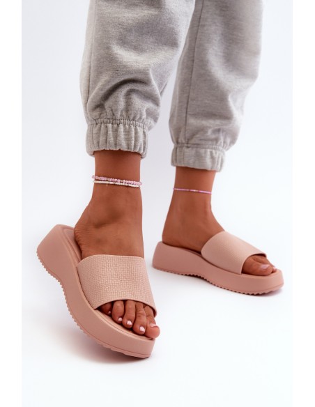 Women's Platform and Wedge Sandals in Pink Vimarils