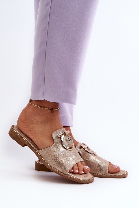 Elegantiškos moteriškos šlepetės