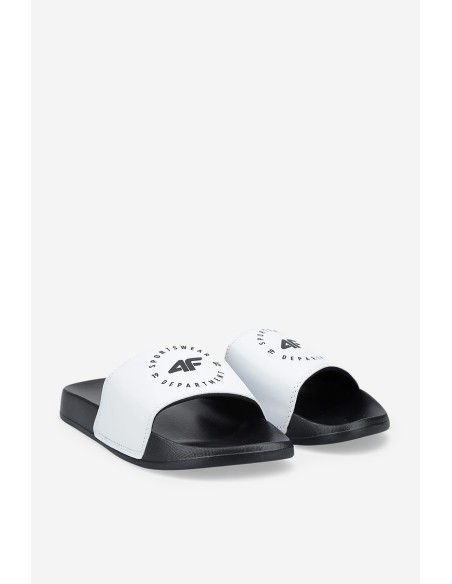 Women's Slides 4FMM00FFLIF044A-10S White-Black