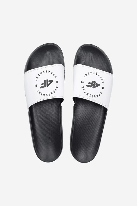 Women's Slides 4FMM00FFLIF044A-10S White-Black