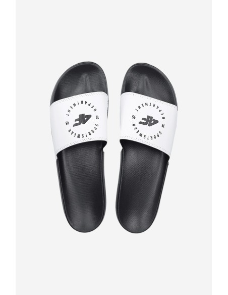 Women's Slides 4FMM00FFLIF044A-10S White-Black