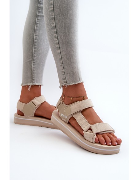 Women's Platform Sandals by Big Star NN274A535 Beige