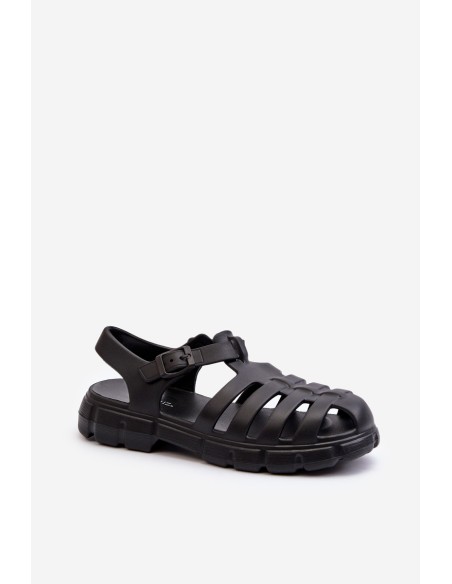 Women's Foam Sandals Roman Black Gasaria