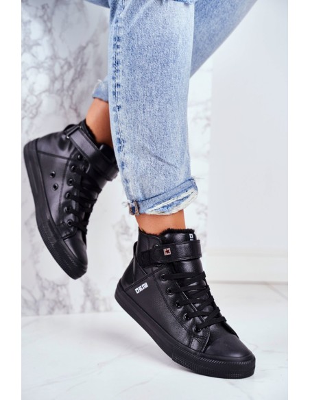 BIG STAR Leather Warmed Sneakers V274542FW Black