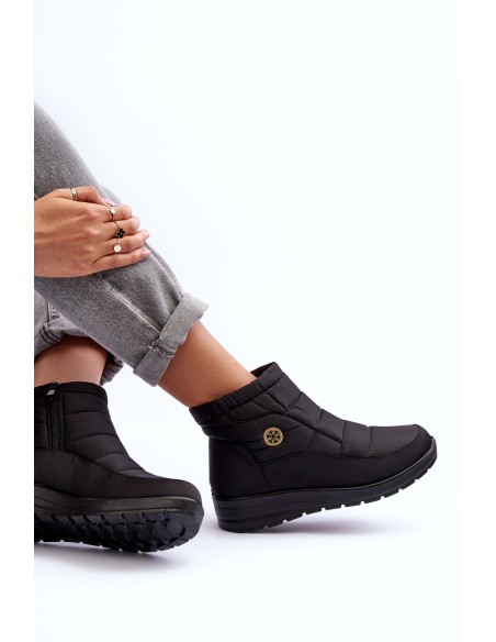 Women's Insulated Snow Boots Black Helis