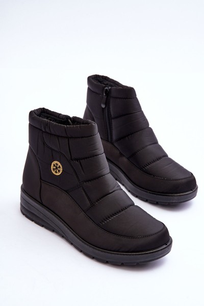 Women's Insulated Snow Boots Black Helis 2