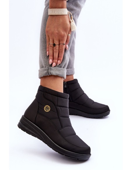 Women's Insulated Snow Boots Black Helis