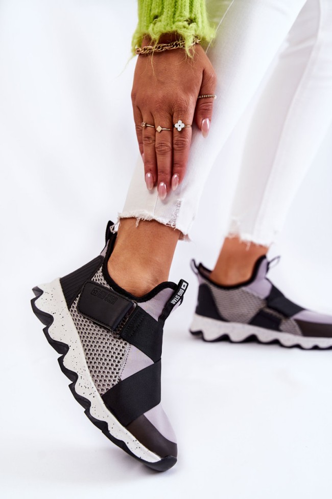 Moteriški sportbačiai Big Star pilkai juodi