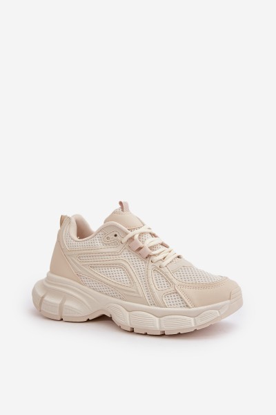 Women's Sports Sneakers Beige Timoci 2