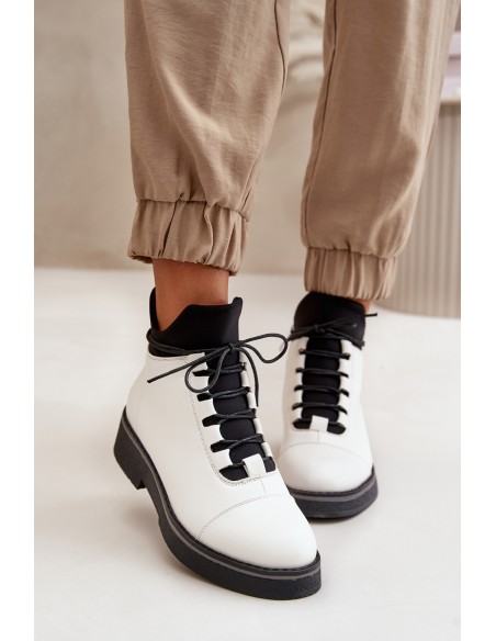 Low Women's Boots Insulated Eco Leather Beige Erisabelle