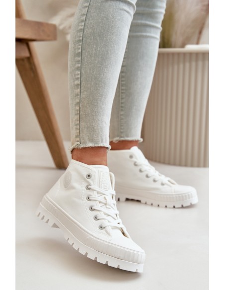 Women's High Top Sneakers Big Star OO274009 White