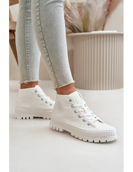 Women's High Top Sneakers Big Star OO274009 White