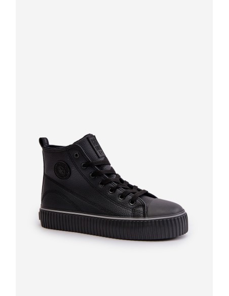 Women's Insulated Sneakers Made Of Eco Leather Big Star OO274790 Black