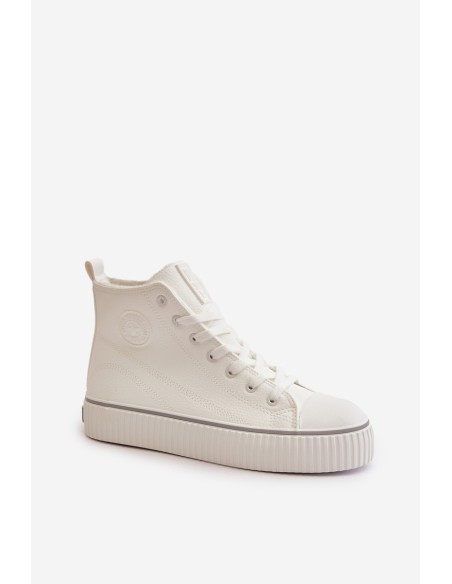 Women's Insulated Sneakers Made Of Eco Leather Big Star OO274788 White