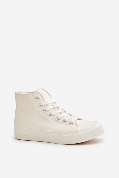 Women's Insulated Sneakers From Eco Leather White Big Star OO274932 2