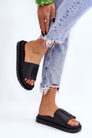 Women's Slippers Big Star LL274429 Black 2
