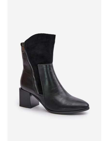 Insulated Women's Heeled Boots Black Relabina