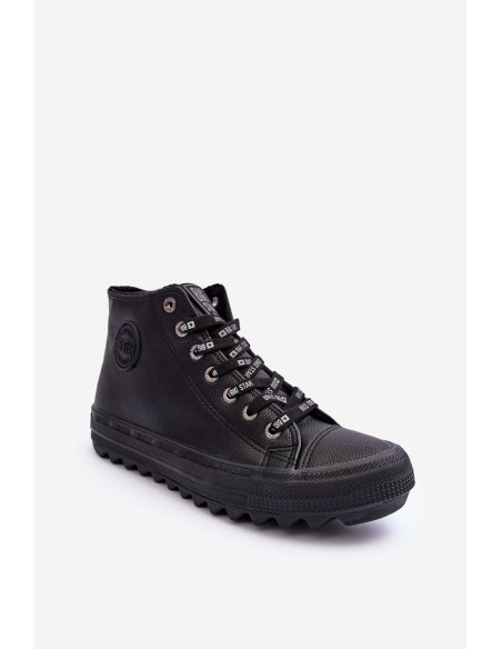 Women's Sneakers Big Star High Warm Black EE274110