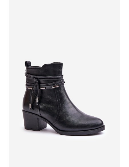 Women's Heeled Boots Insulated Black Lobina