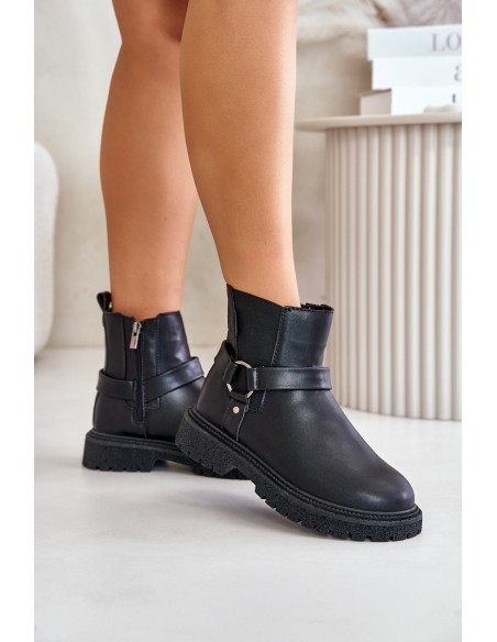 Ankle Boots Insulated With Zipper Big Star OO274A128 Black