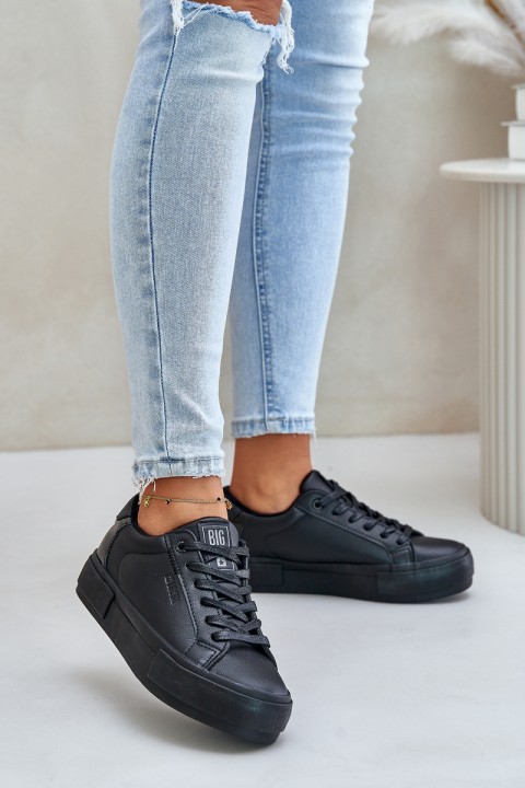 Warm Women's Platform Sneakers Big Star OO274A555 Black