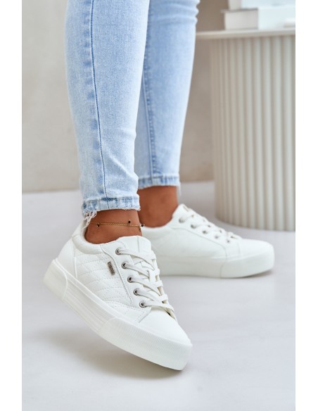 Womens Platform Sneakers Insulated Big Star OO274A464 White