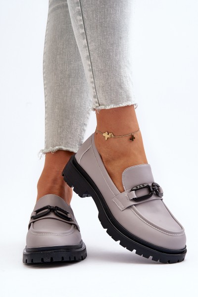 Moteriški natūralios odos mokasinai