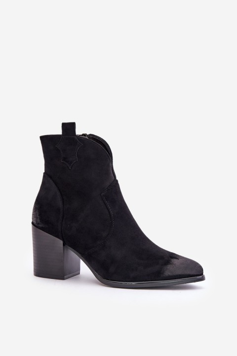 Women's Suede Warm Boots Black Wenche