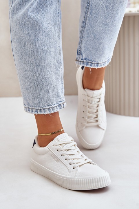 Warm Ladies Sneakers Big Star OO274A460 White