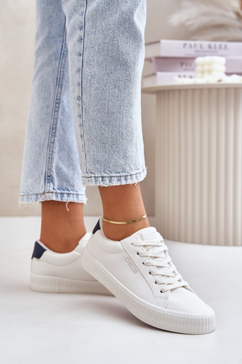 Warm Ladies Sneakers Big Star OO274A460 White