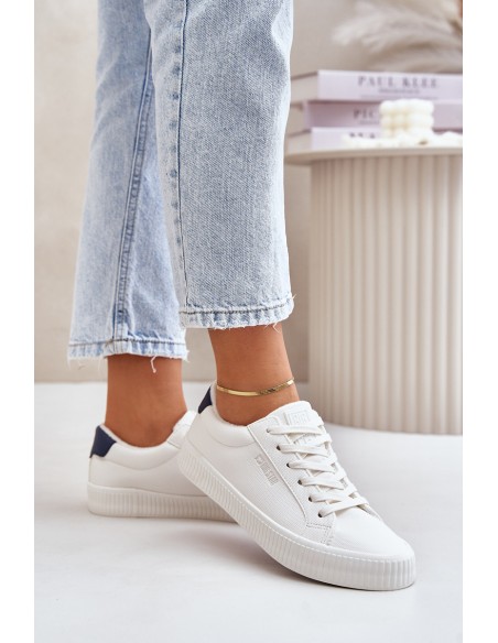 Warm Ladies Sneakers Big Star OO274A460 White
