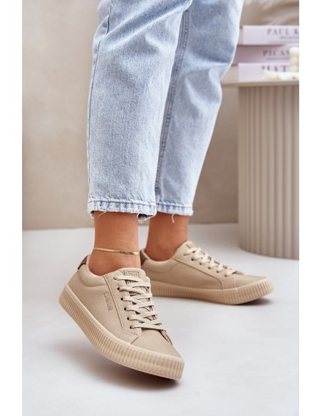 Warm Women's Sneakers Big Star OO274A461 Beige