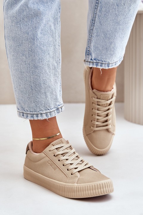 Warm Women's Sneakers Big Star OO274A461 Beige