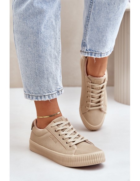 Warm Women's Sneakers Big Star OO274A461 Beige