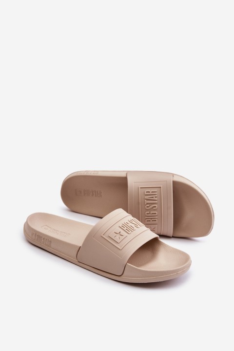 Light Women's Slippers Big Star OO274035 Beige