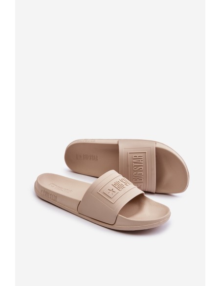 Light Women's Slippers Big Star OO274035 Beige