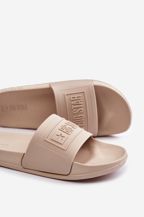 Light Women's Slippers Big Star OO274035 Beige