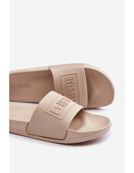 Light Women's Slippers Big Star OO274035 Beige