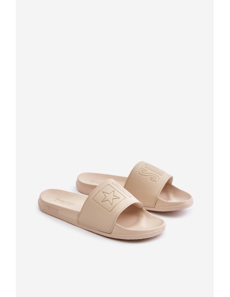 Foam Women's Slippers Big Star OO274043 Beige