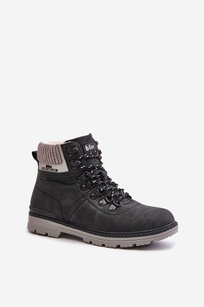 Warm Ladies Ankle Boots Lee Cooper Black LCJ-24-03-3043 2