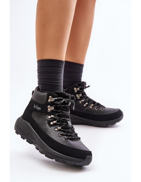 Women's Lightweight Zip Boots Black Lee Cooper LCJ-24-03-3073