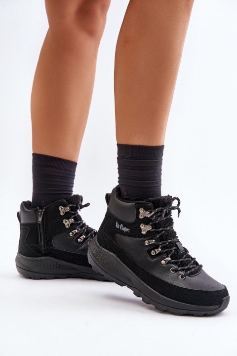 Women's Lightweight Zip Boots Black Lee Cooper LCJ-24-03-3073