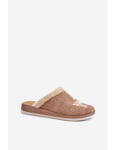 Women's Slippers With Reindeer Inblu CT000034 Beige