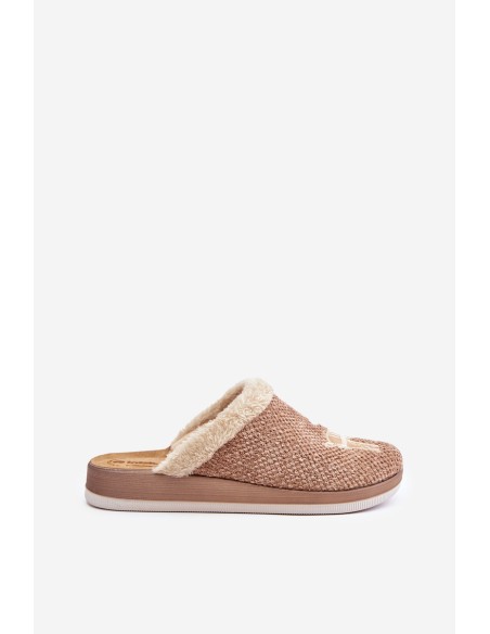 Women's Slippers With Reindeer Inblu CT000034 Beige