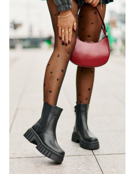 Ankle Boots Insulated With Zipper S.Barski HY42-975 Black