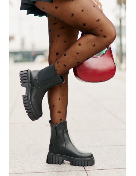 Ankle Boots Insulated With Zipper S.Barski HY42-975 Black