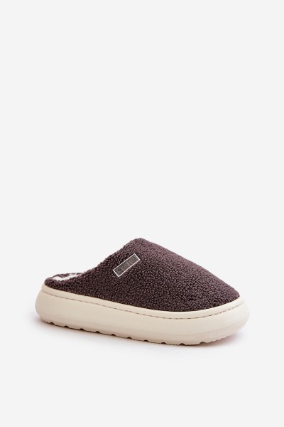 Warm Slippers On Thick Sole Big Star MM274134 Dark Gray 2