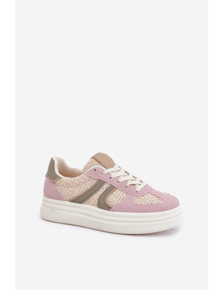 Women's Sneakers With Braiding On Platform Multicolor Lesida