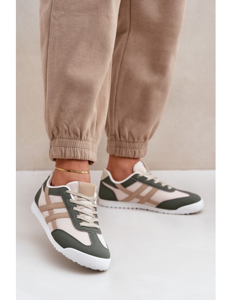 Low Sneakers Women's Beige-Green Eezore